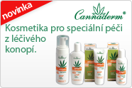Kosmetika z léčivého konopí Cannaderm Speciílní péče.