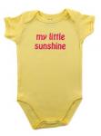 Dětské bodíčko - žluté - My little sunshine