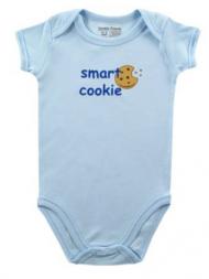 Chlapecké dětské body - světle modré - Smart cookie