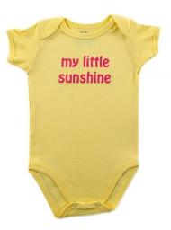 Dětské bodíčko - žluté - My little sunshine